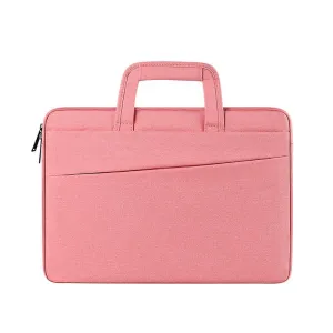 13.3 Inch Multi-compartment Waterproof Laptop Briefcase with Storage Sleeve