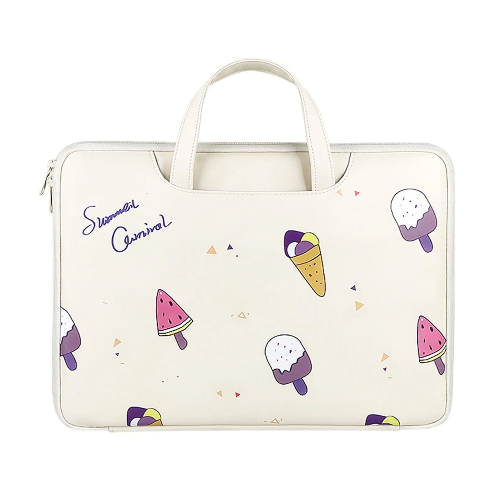14.1-15.4 Inch Lightweight Printed Laptop Bag in Pu Material