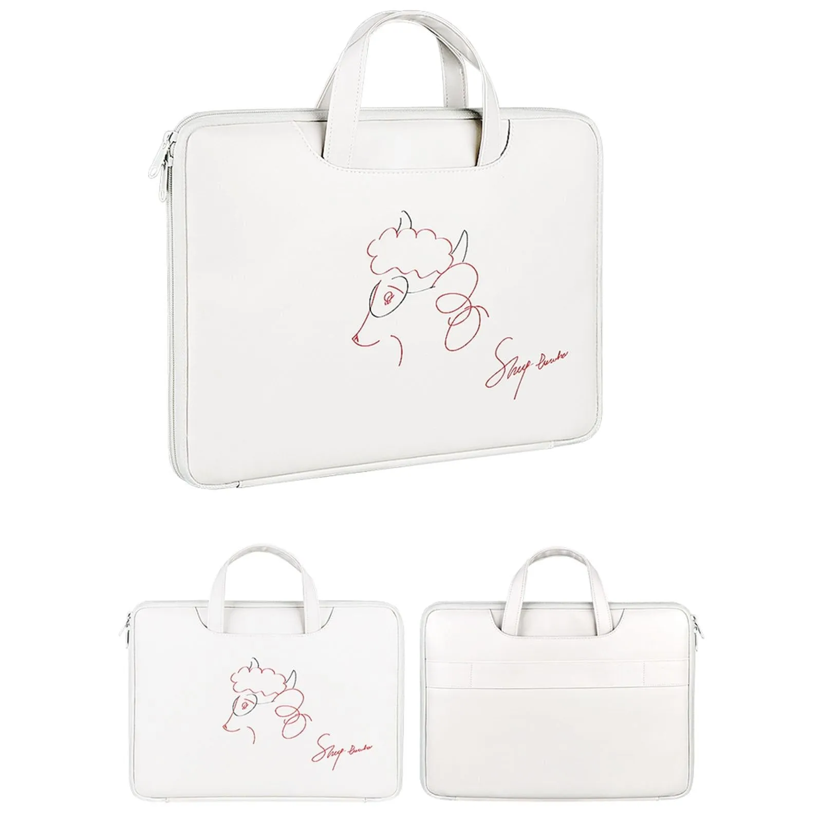 14.1-15.4 Inch Lightweight Printed Laptop Bag in Pu Material