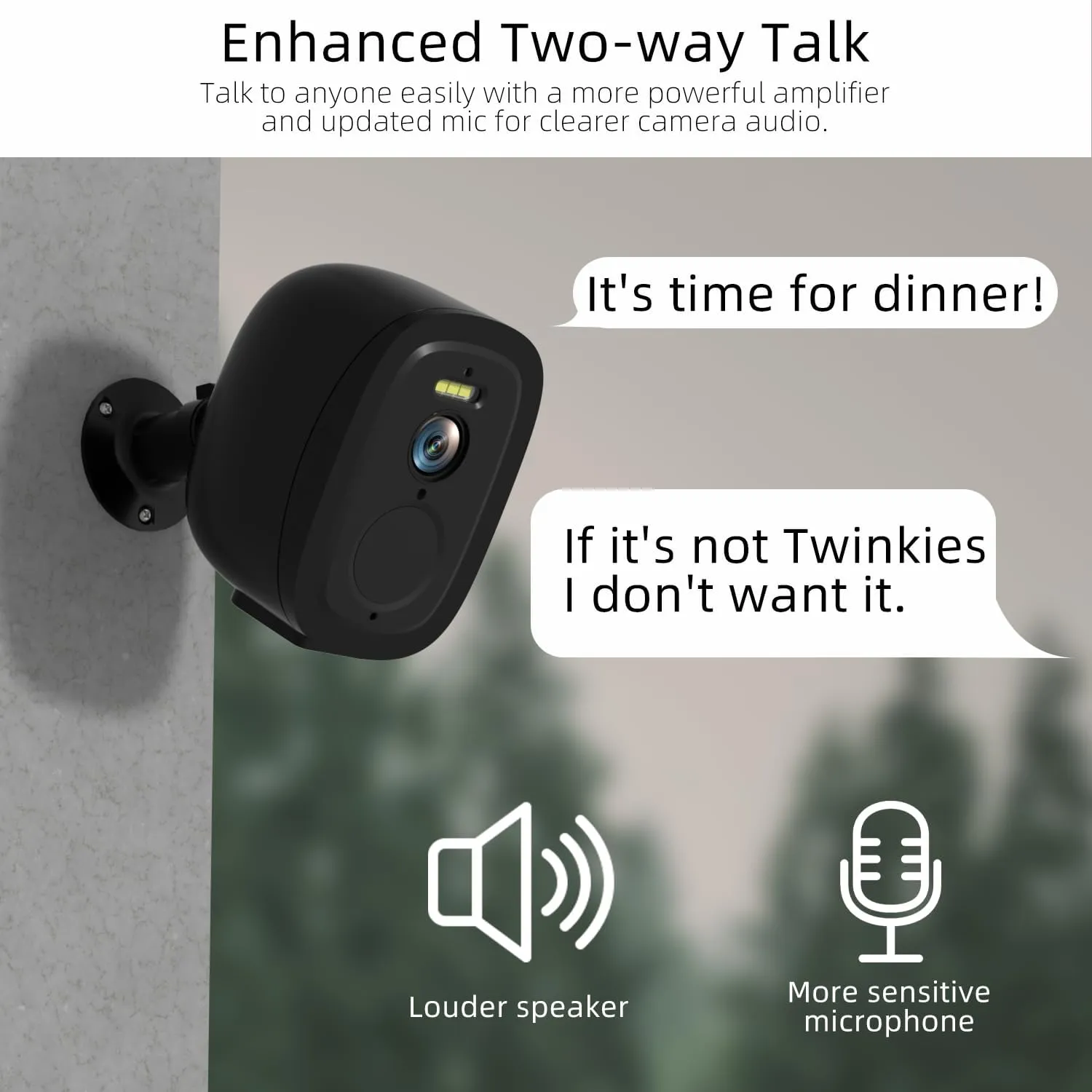 2.4G/5G WiFi Security Cameras Wireless Outdoor, 2K Home Security Camera with AI Motion Detection, Color Night Vision, IP66 Waterproof, 2-Way Audio, Siren, SD/Cloud, Works w/Alexa&Google Assistant