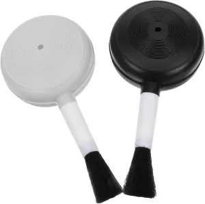 2pcs Cleaning Blower Brush Camera Air Blower Lens Camera Air Bulb Camera Lens Blower Nozzle Air Blower Small Hair Dryer Air Dust Blower and Brush Air Bag Laptop Plastic