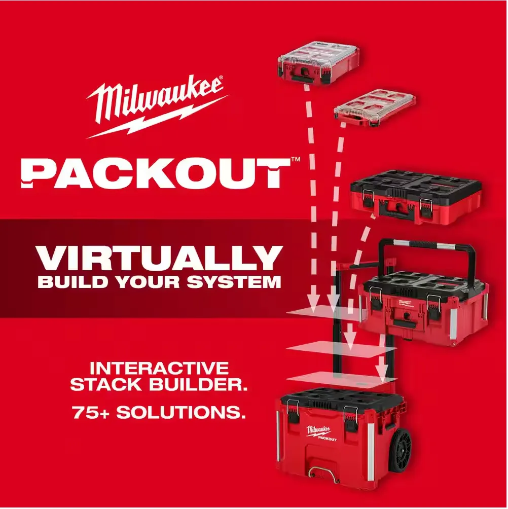 48-22-8443 Milwaukee PACKOUT 3-Drawer Tool Box