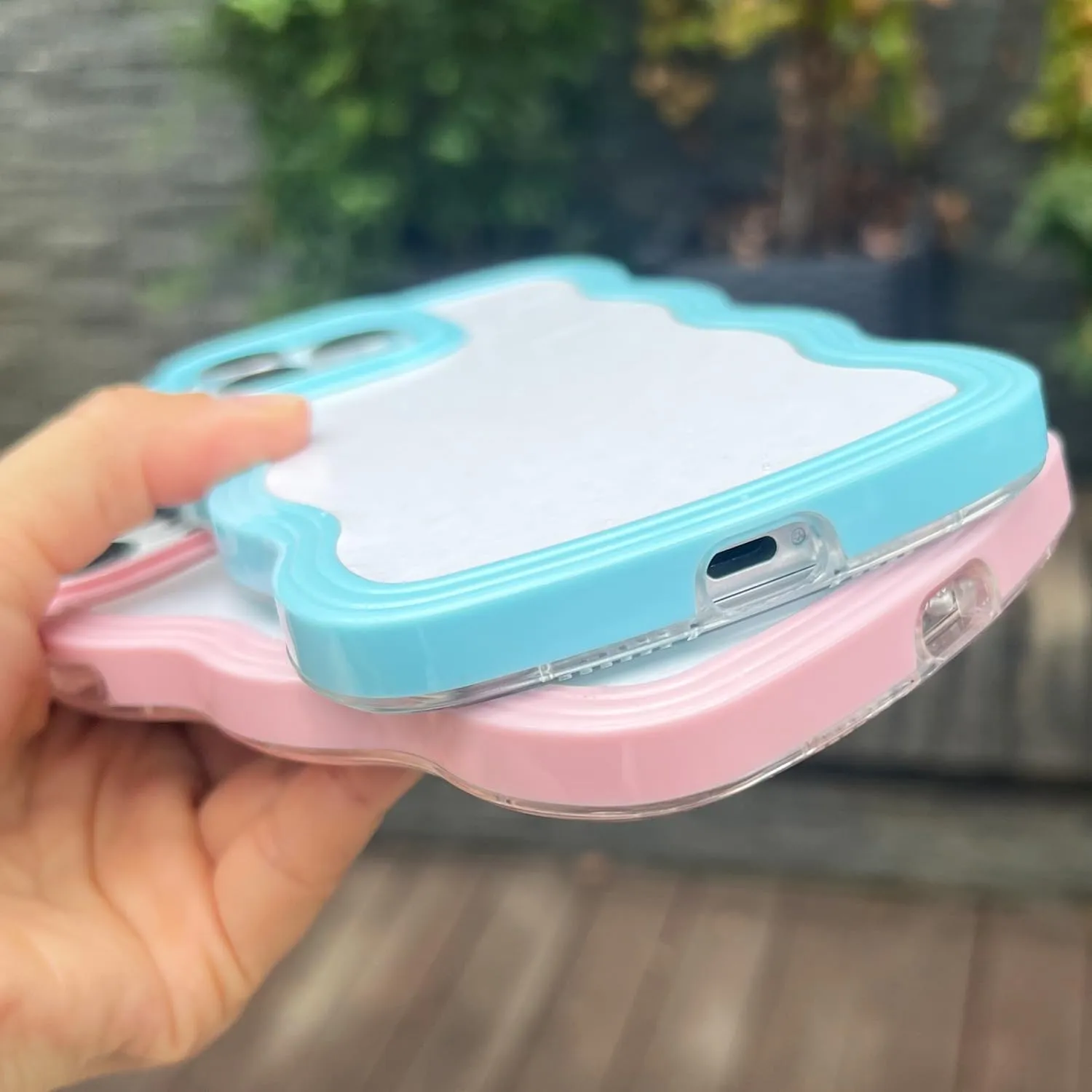 5PCS Sublimation Blank Phone Case Cover Blank Printable Phone Case Compatible with iPhone 15, 6.1-Inch, DIY Heat Press Rubber Protective Case   Insert Matte Wholesale Pack Blue