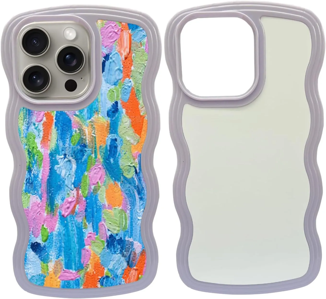 5PCS Sublimation Blank Phone Case Cover Blank Printable Phone Case Compatible with iPhone 15 Pro, 6.1-Inch, DIY Customize Heat Press Rubber Protective Case   Insert Matte Wholesale Pack Purple