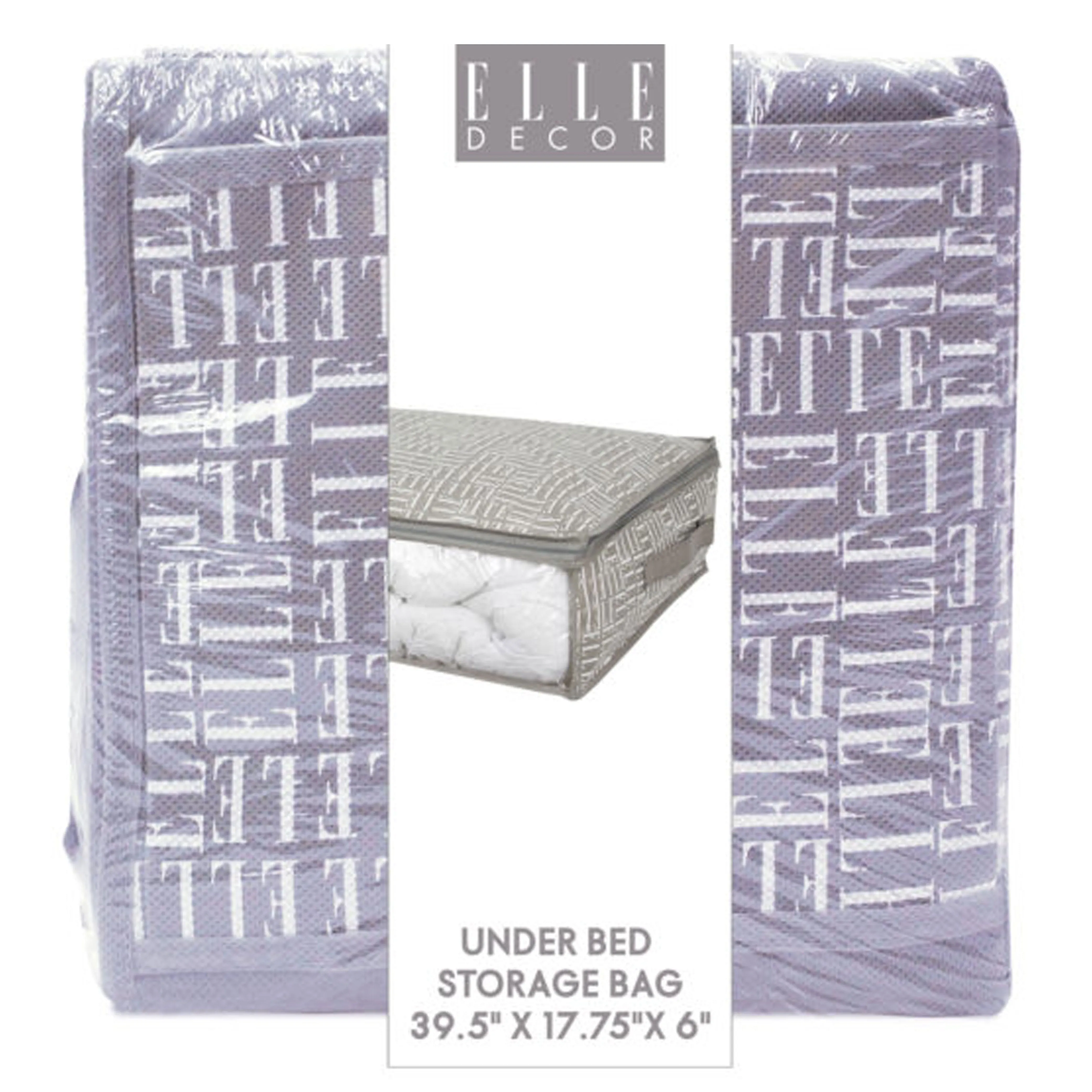 6 Under Bed Storage Bag Large Foldable Bin Zippered Container Clear Window 39.5"