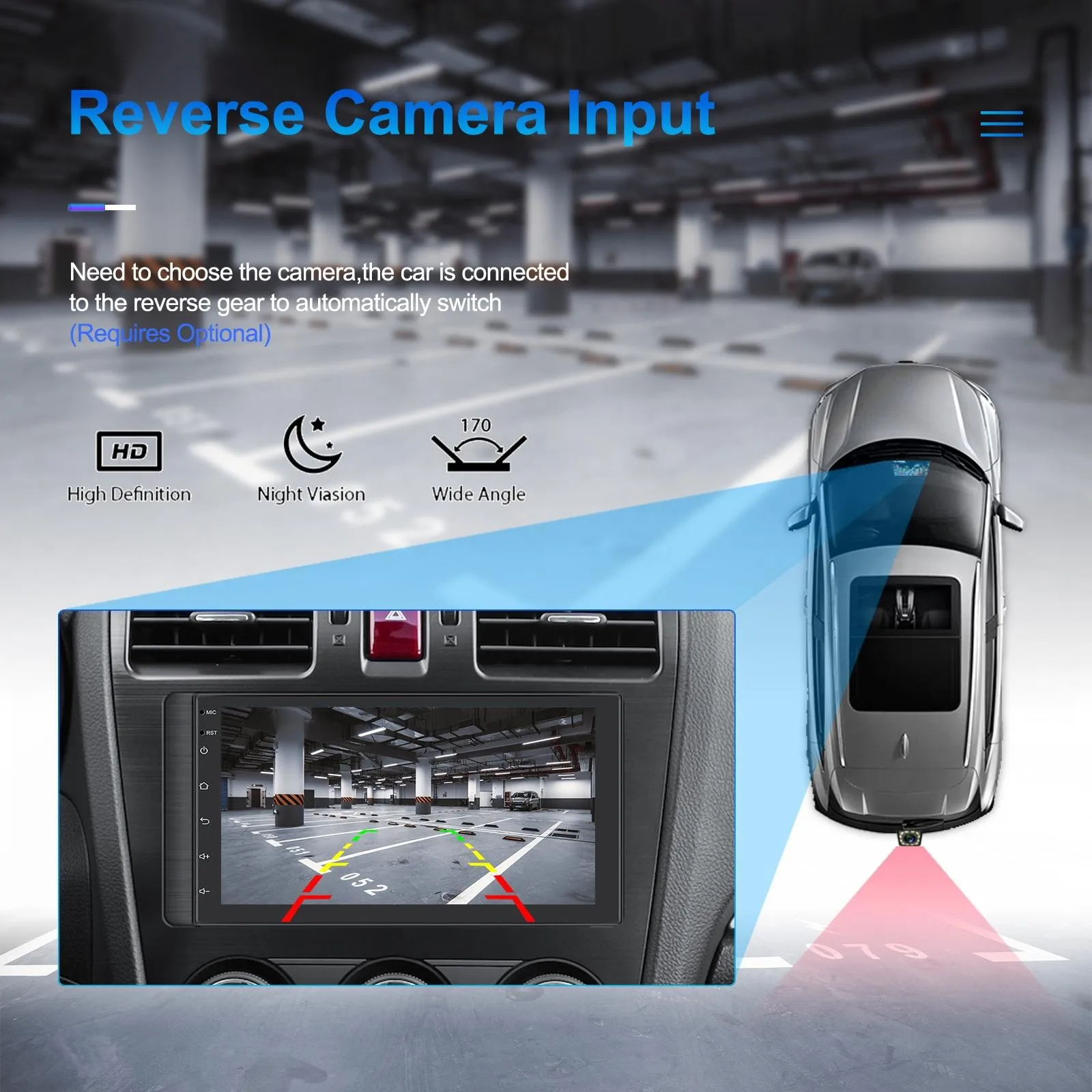 7 Inch Android 11 Carplay Navigation Player - 2   32G