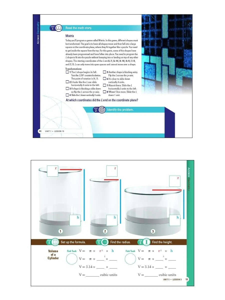 Access Geometry Curriculum - 9-12 