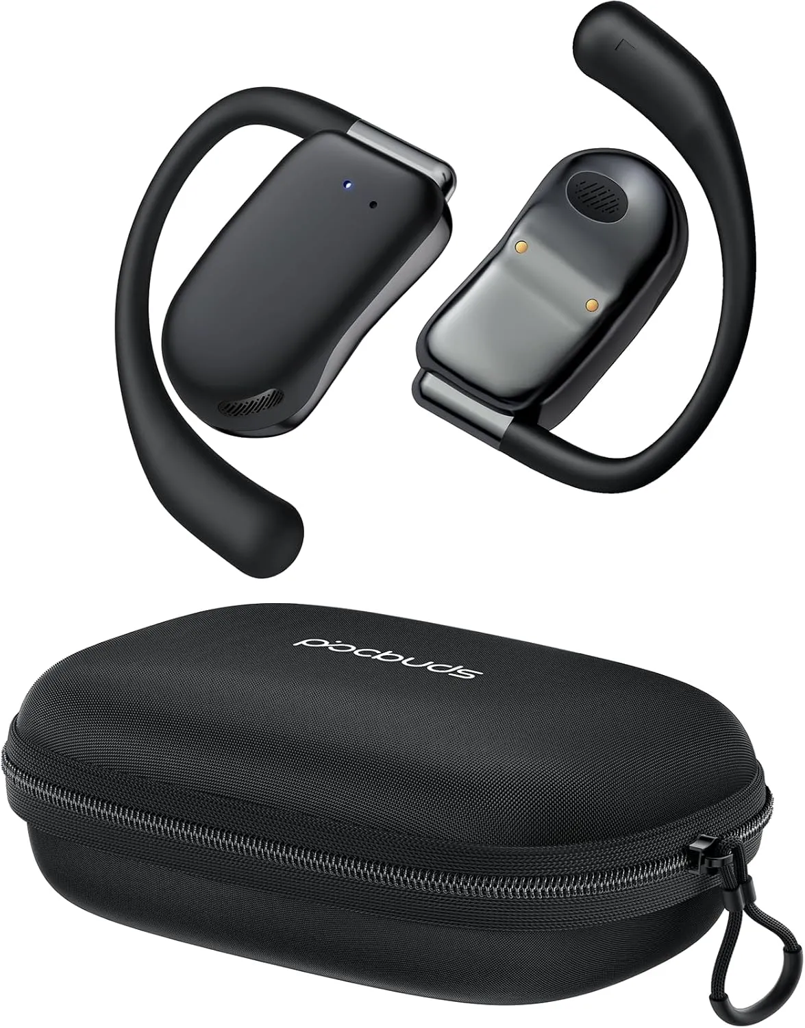 AI Translation Earbuds Real Time, 164 Language Translator Earbuds Open Ear Headphones with 80H Playtime Audifonos Traductores Ingls Espaol with Audio & Video Translation for Travel Business Learning