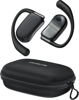 AI Translation Earbuds Real Time, 164 Language Translator Earbuds Open Ear Headphones with 80H Playtime Audifonos Traductores Ingls Espaol with Audio & Video Translation for Travel Business Learning