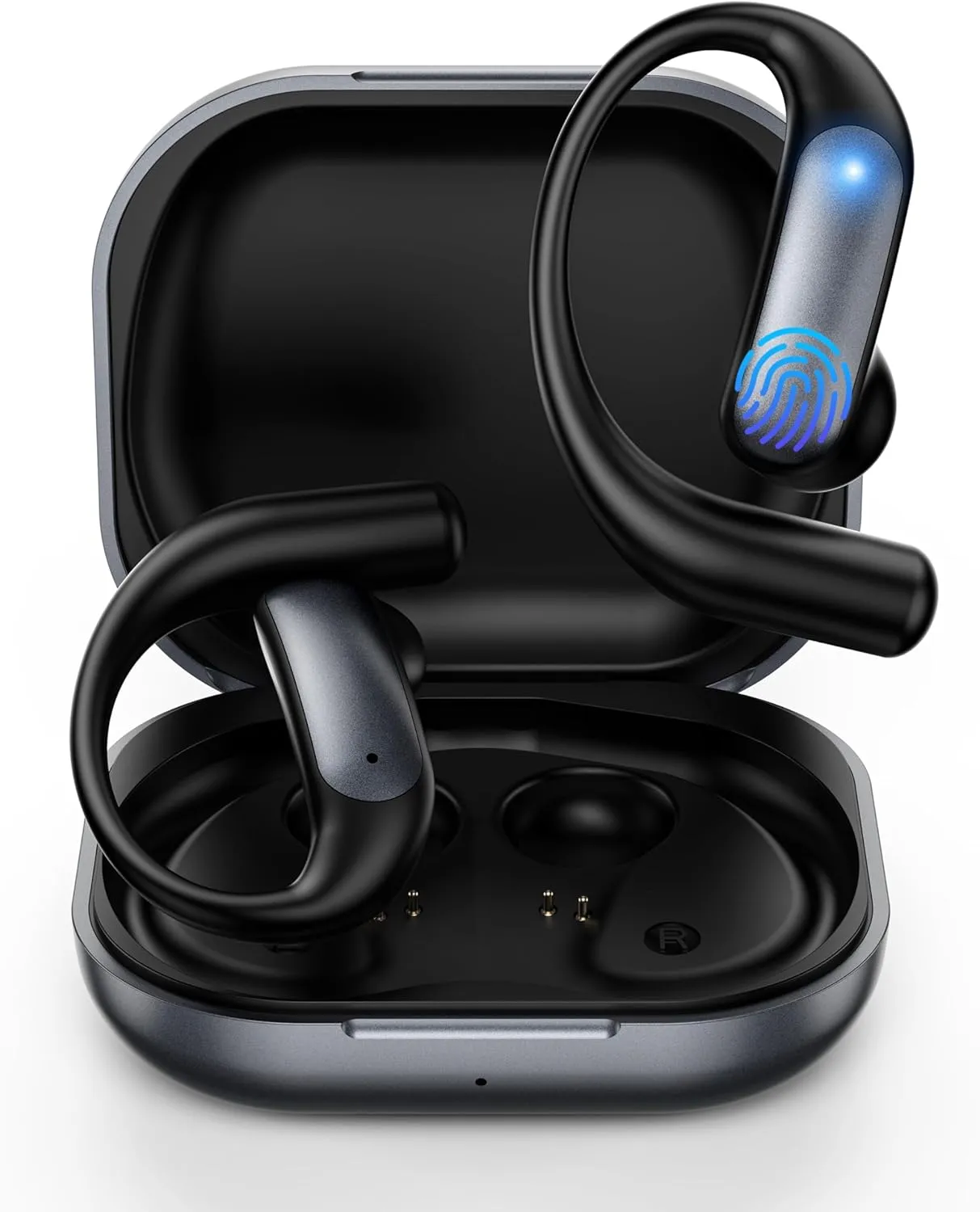 AI Translation Earbuds Real Time,144 Language & Accents Translator OWS Earbuds,Translation Device for Travel Business Learning(Black)