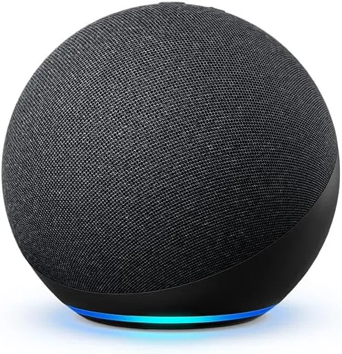 Amazon Echo (newest model), Alexa speaker with premium sound, Ideal for large bedrooms, living rooms and kitchens, Charcoal