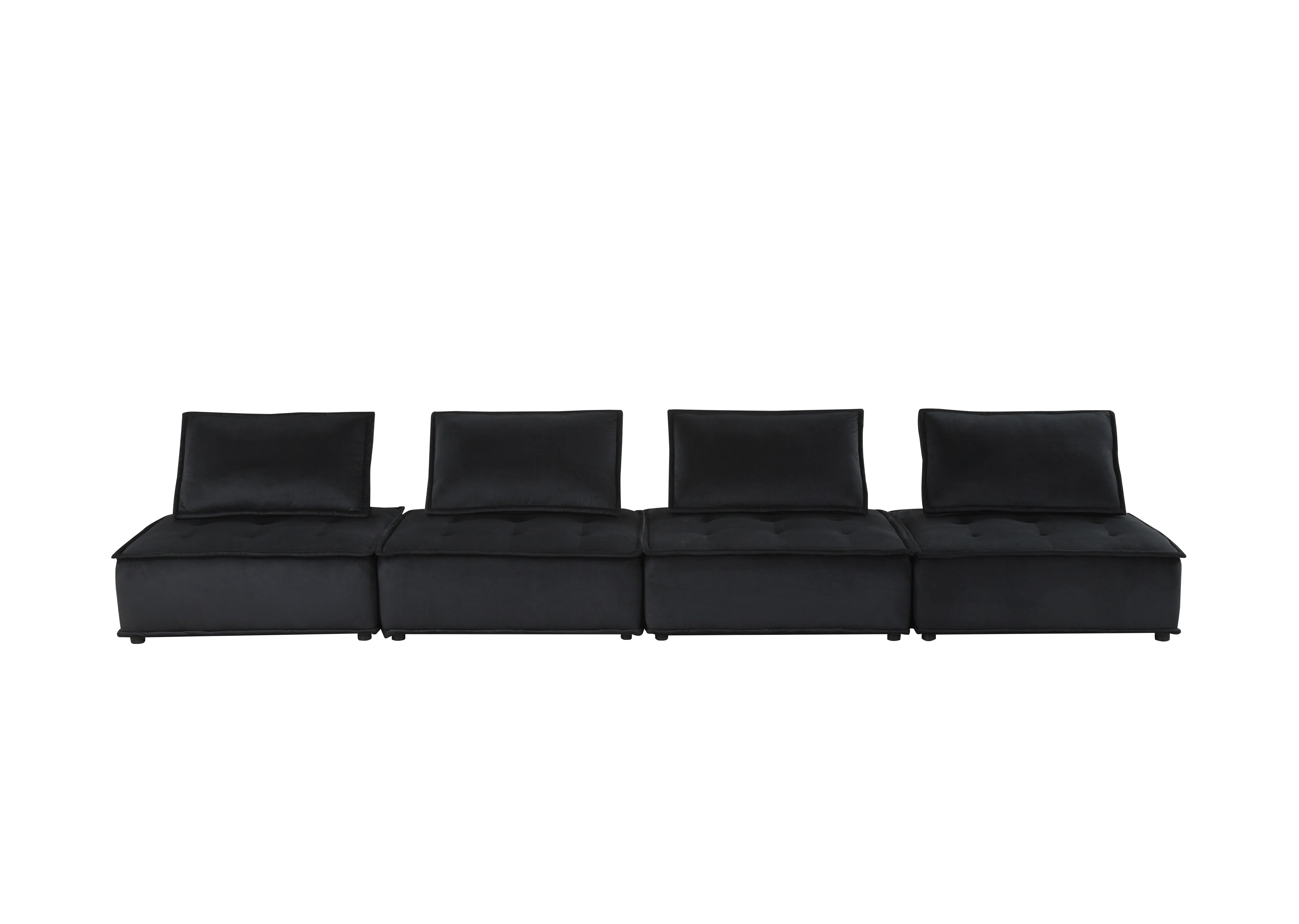 Anna - Velvet Modular Sofa by Couch.com