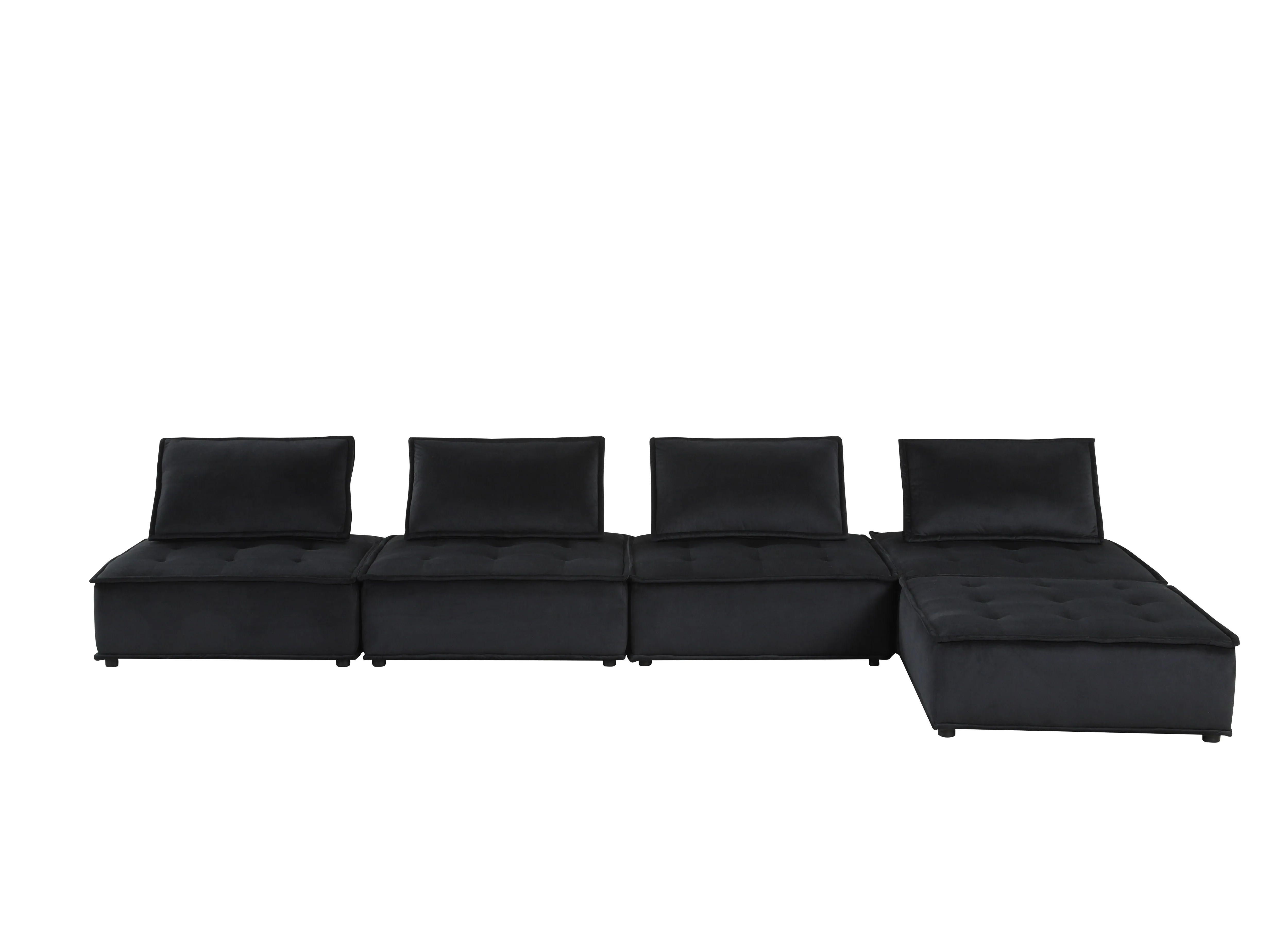 Anna - Velvet Modular Sofa by Couch.com