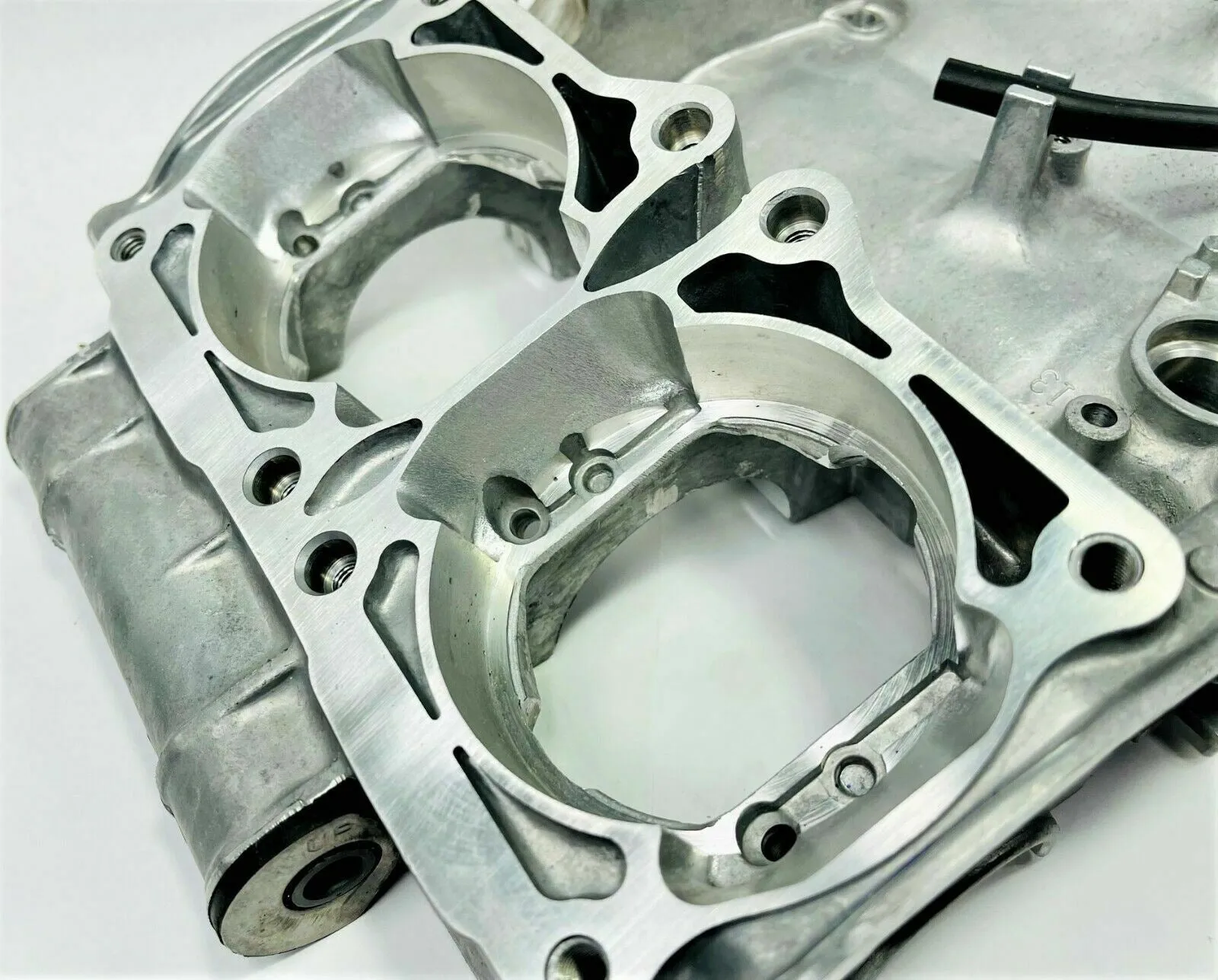 Banshee 10 mil Supercub Bored Trenched Cases Machined Match Ported Crankcase Set