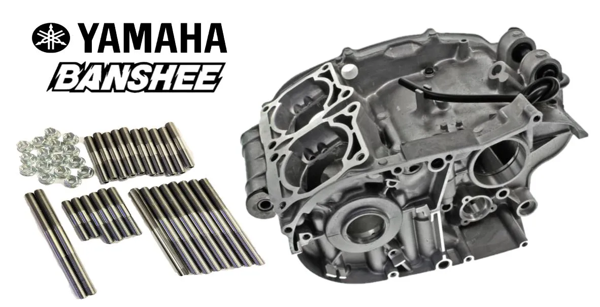 Banshee  7m Cases Machined Modified 10mm Supercub Bored Top Case Titanium Studs