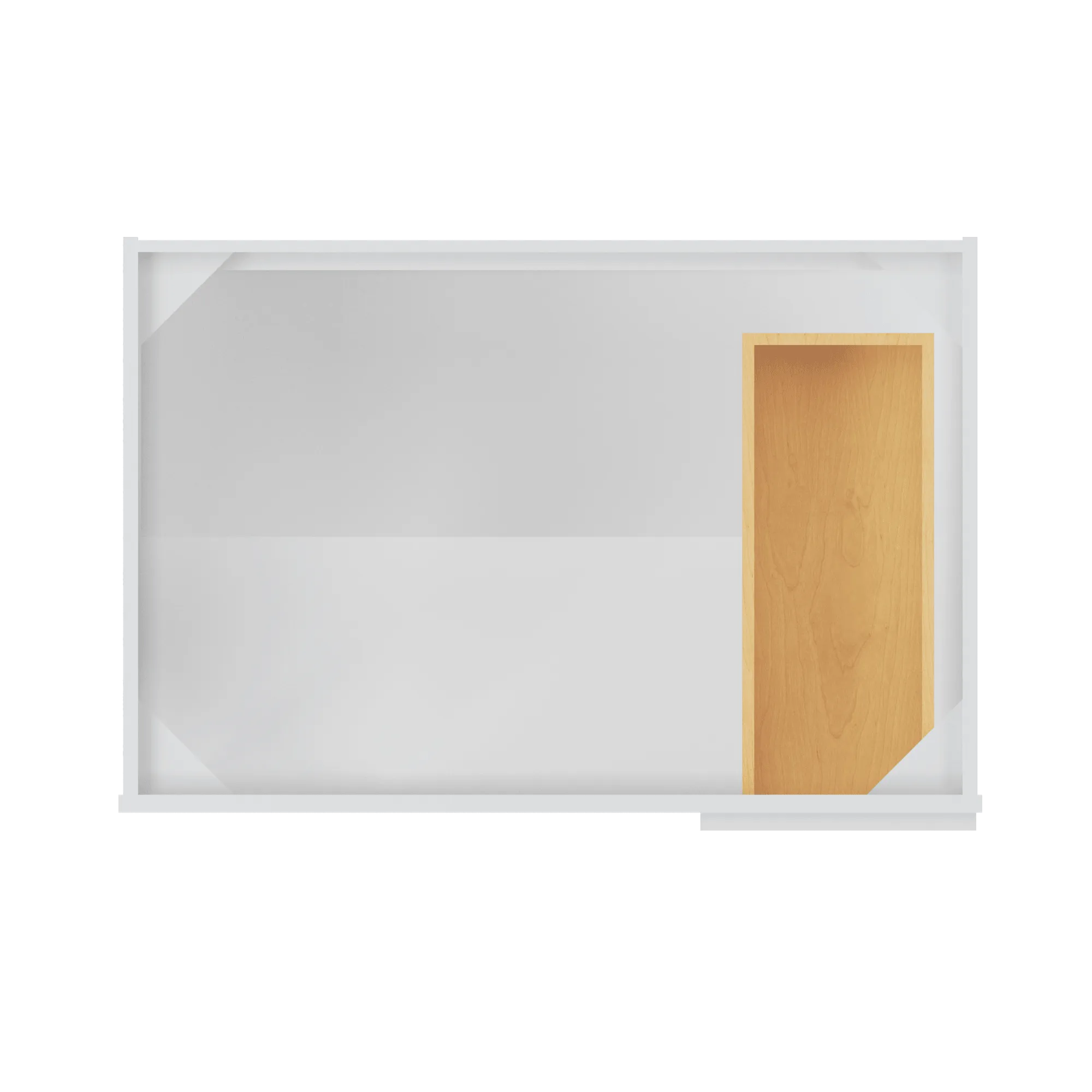 Blind Corner Base Kitchen Cabinet SCB36 Alpina White LessCare 36 in. width 34.5 in. height 24 in. depth