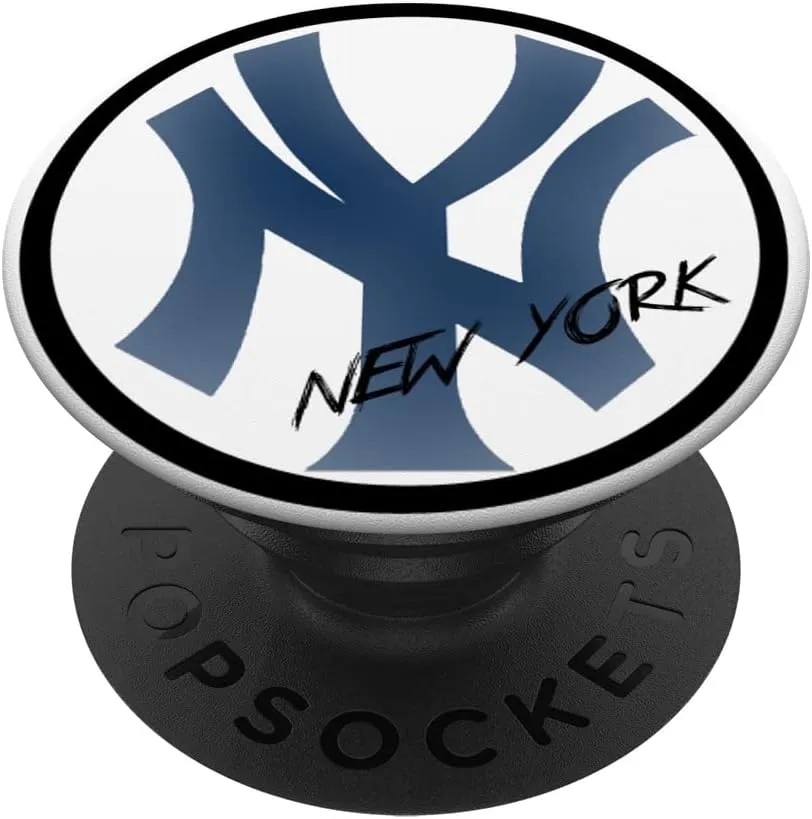 BLUE LETTERS NY/NEW YORK PopSockets Swappable PopGrip