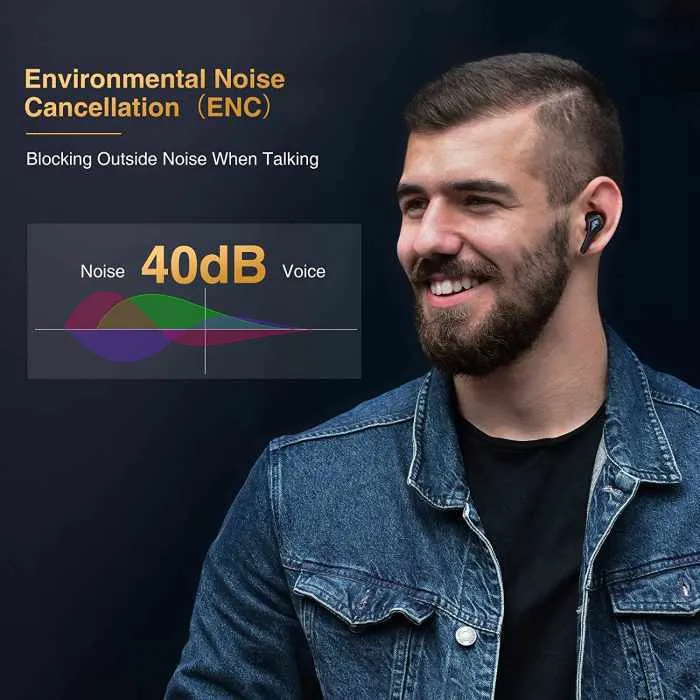 Bluetooth Earbuds, 50ms Low Latency Gaming Wireless Earbuds
