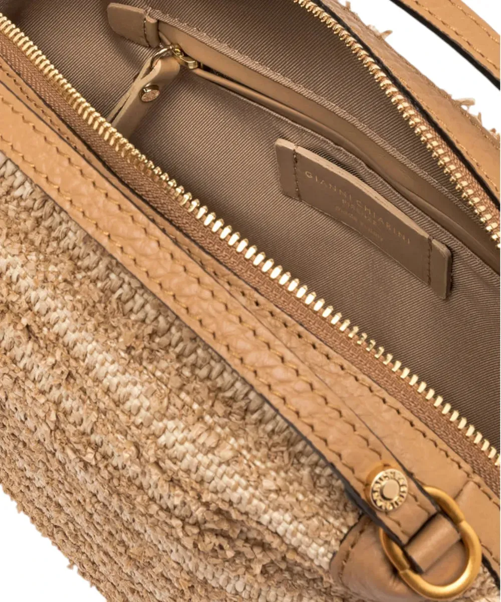 Borsa Alifa in paglia fru fru