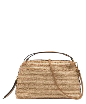 Borsa Alifa in paglia fru fru