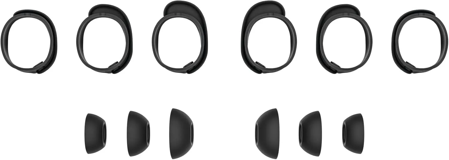 Bose QuietComfort Ultra Eartip Fit Kit (S,M,L) - Black