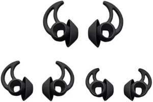 Bose Sport Earbuds Replacement Eartips, 3 Sizes S/M/L, Black