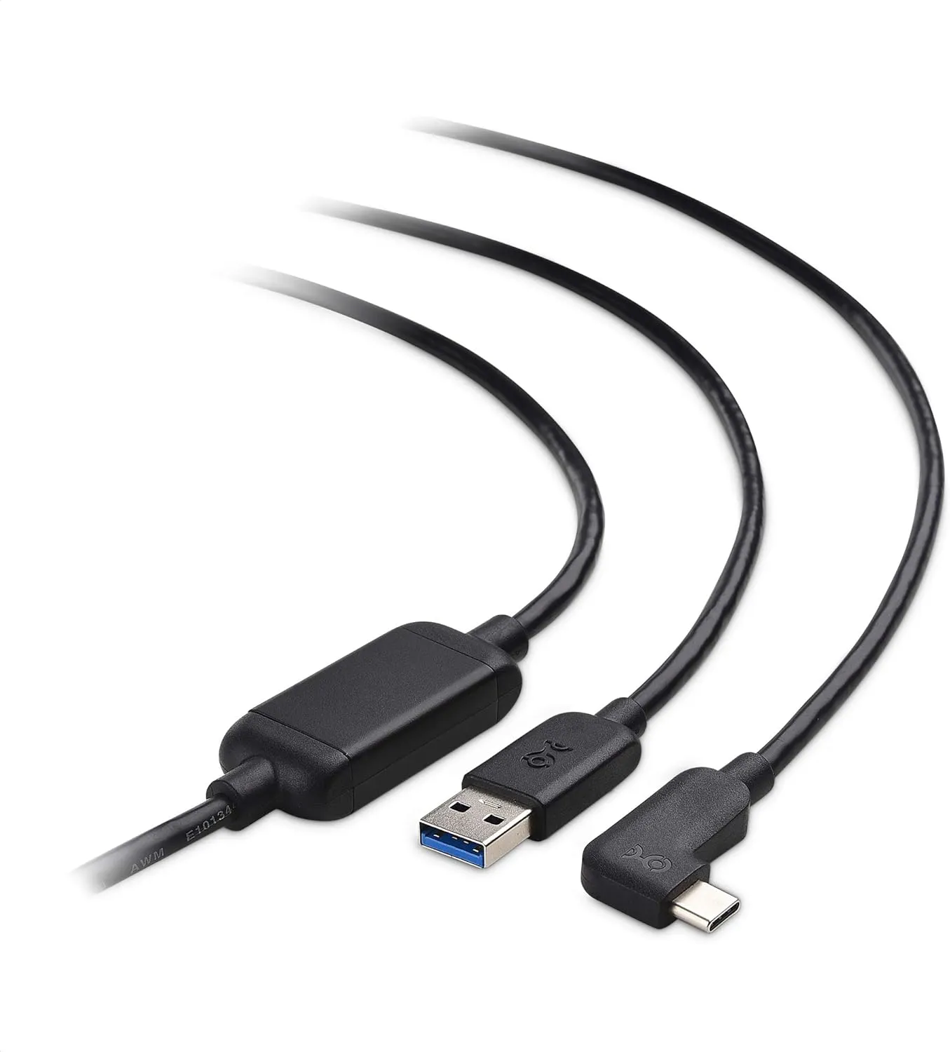 Cable Matters Unidirectional Active USB C Cable - 24.6ft / 7.5m, Long USBA to USBC Cable for Oculus Quest 2 Headset, Compatible with Oculus Link, Black