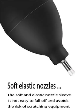 Camera Cleaning Air Blowing Ball, Suitable for Succulents, DSLR Cameras, Keyboards, Lens Cleaning (Black)