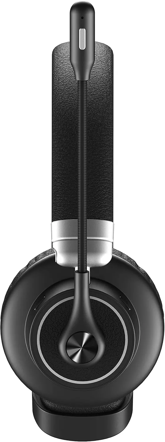 Car and Driver Trucker Bluetooth Headset, Wireless Headset Noise Canceling Headphones with Microphone, Home Office, Zoom, Call Center, Clear Highway| Siri, Alexa, Google Compatible (BT4500)