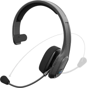 Car and Driver Trucker Bluetooth Headset, Wireless Headset Noise Canceling Headphones with Microphone, Home Office, Zoom, Call Center, Clear Highway, Siri Alexa Google Compatible (BT5500)