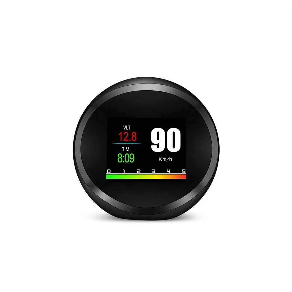 Car Hud Head Up Display Obd2   Gps Mode Water Temp Speed Voltage Fuel Speed Alarm
