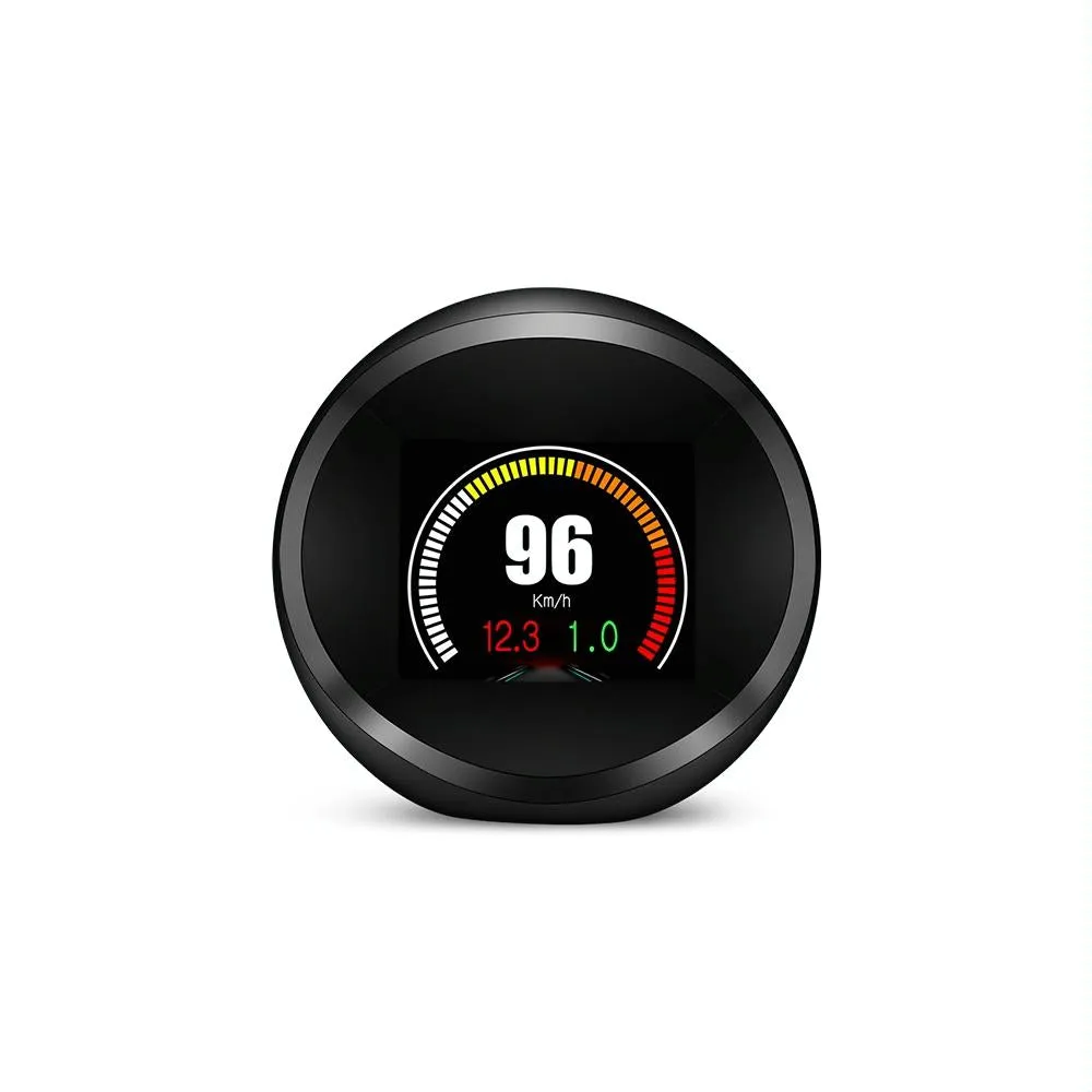 Car Hud Head Up Display Obd2   Gps Mode Water Temp Speed Voltage Fuel Speed Alarm