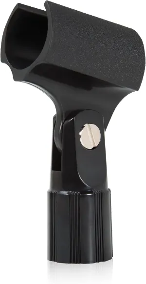 CAROL Universal Microphone Holder HL-004 for Mic Stand, Adjustable Mic Clip Holder, Fits Most Dynamic Vocal, Professional Wired Microphone (22-25 mm in diameter, 5/8" male)