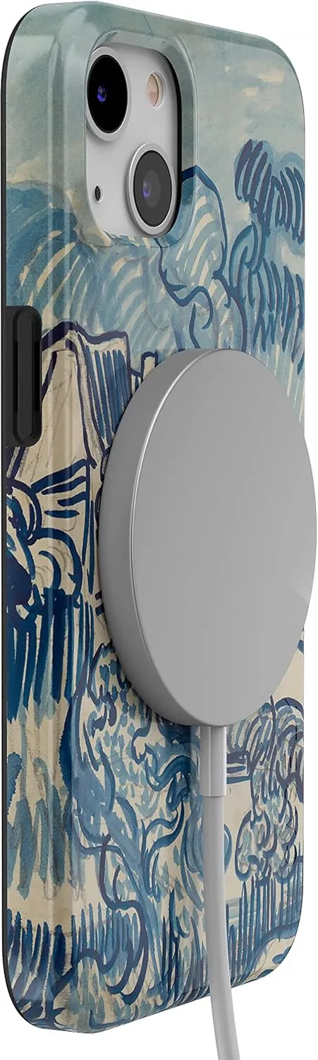 Casely iPhone 13 Case | Compatible with MagSafe | Van Gogh Landscape with Houses Phone Case
