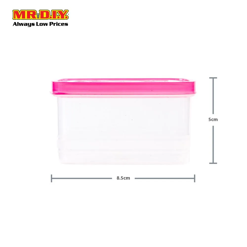 Clear Plastic Food Containers (3pc)