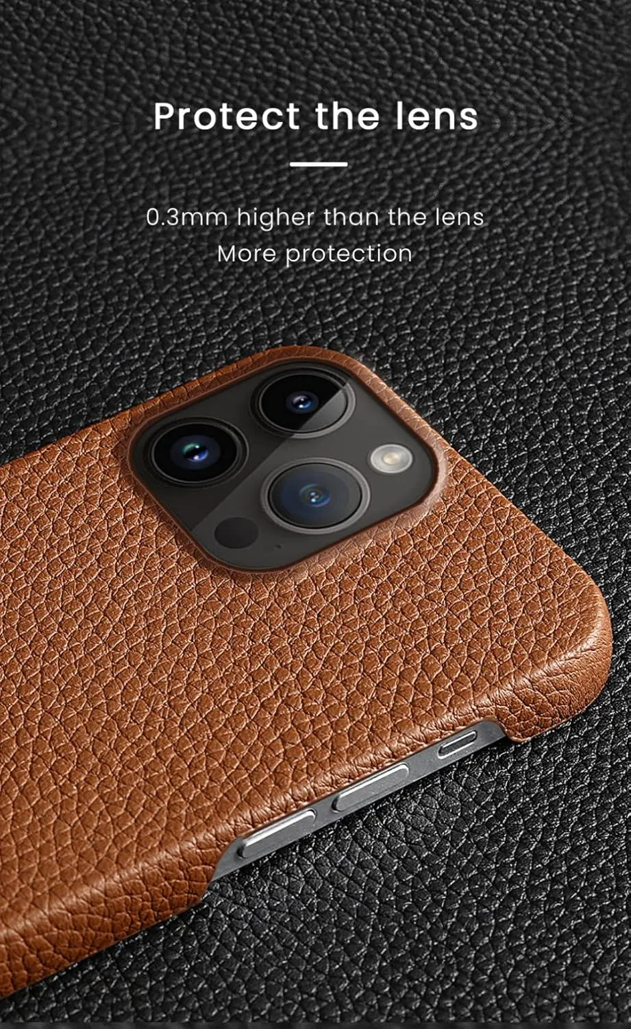 CLLDY Genuine Leather Phone Case for iPhone 13 14 Pro Max 12 Mini 11 12 Pro Max X XR XS Max 6 6S 7 8 Plus SE 2020 Back Cover,Gray,for iPhone SE 2 2020