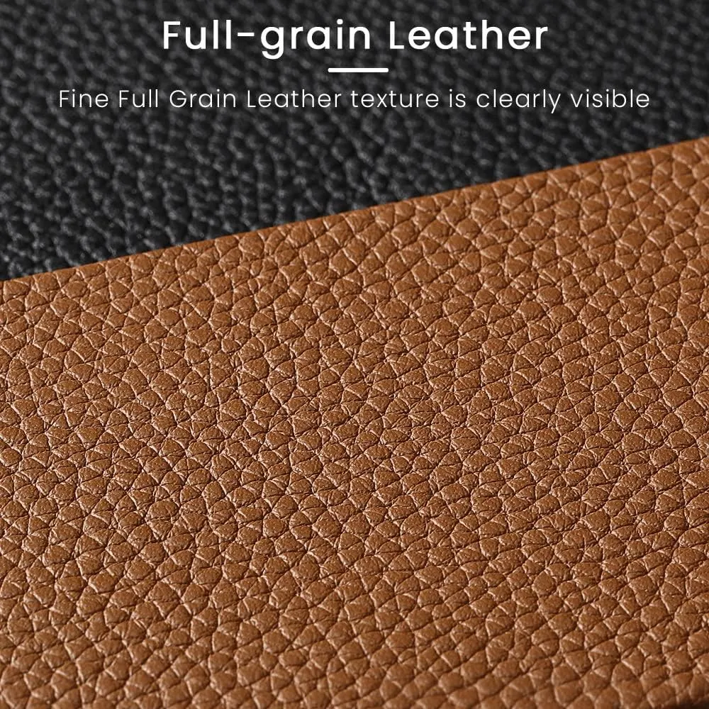 CLLDY Genuine Leather Phone Case for iPhone 13 14 Pro Max 12 Mini 11 12 Pro Max X XR XS Max 6 6S 7 8 Plus SE 2020 Back Cover,Gray,for iPhone SE 2 2020