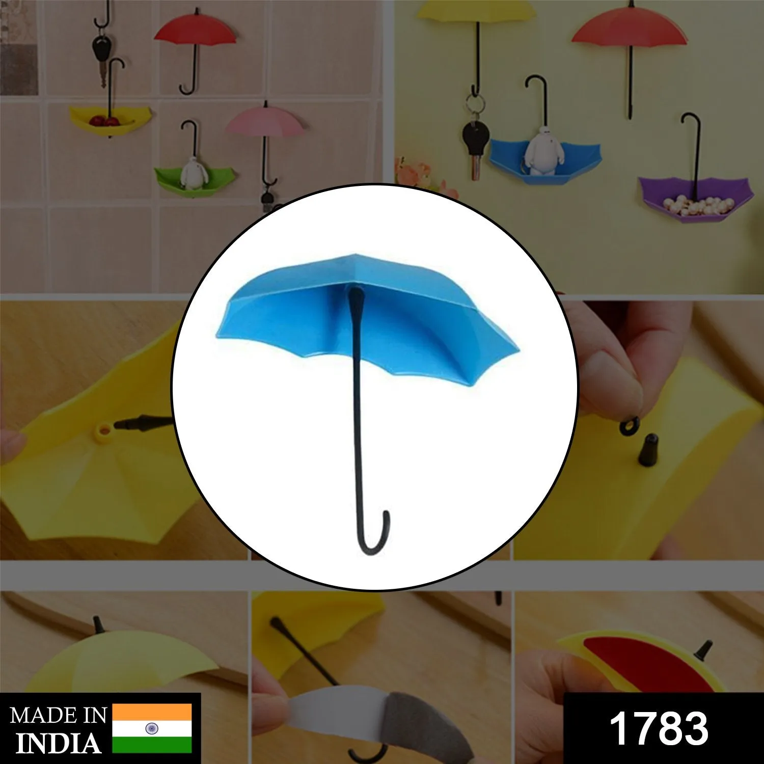 Colourful Umbrella Key Holder