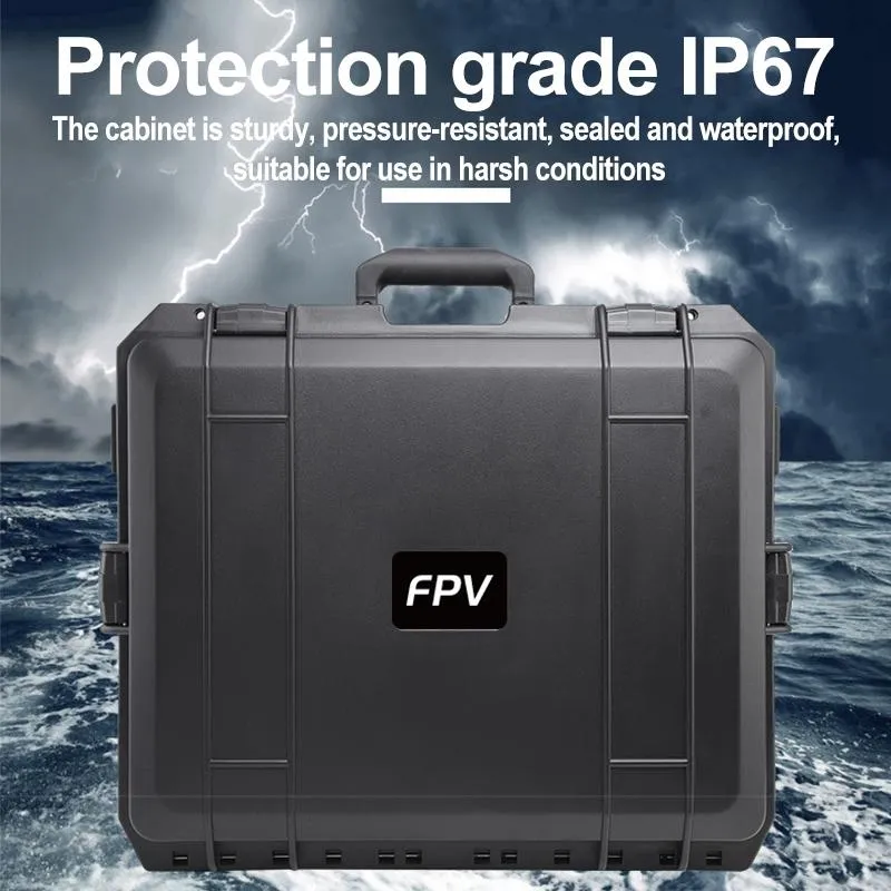 Dji Fpv Waterproof Explosion Proof Suitcase Portable Storage Box Case Travel Carrying Bag no Disassembly Propeller