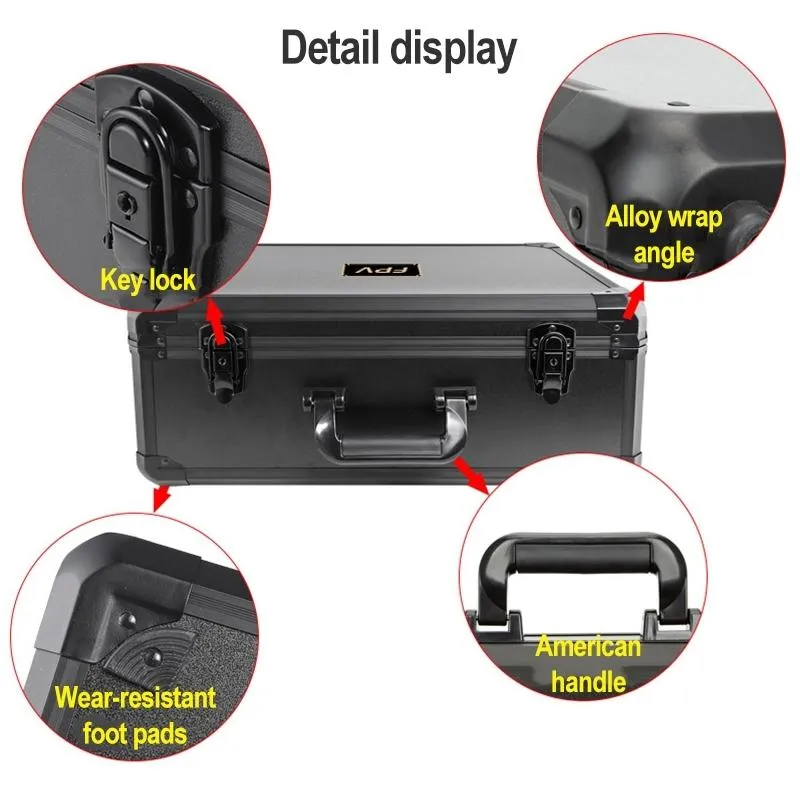 Dji Fpv Waterproof Explosion Proof Suitcase Portable Storage Box Case Travel Carrying Bag no Disassembly Propeller