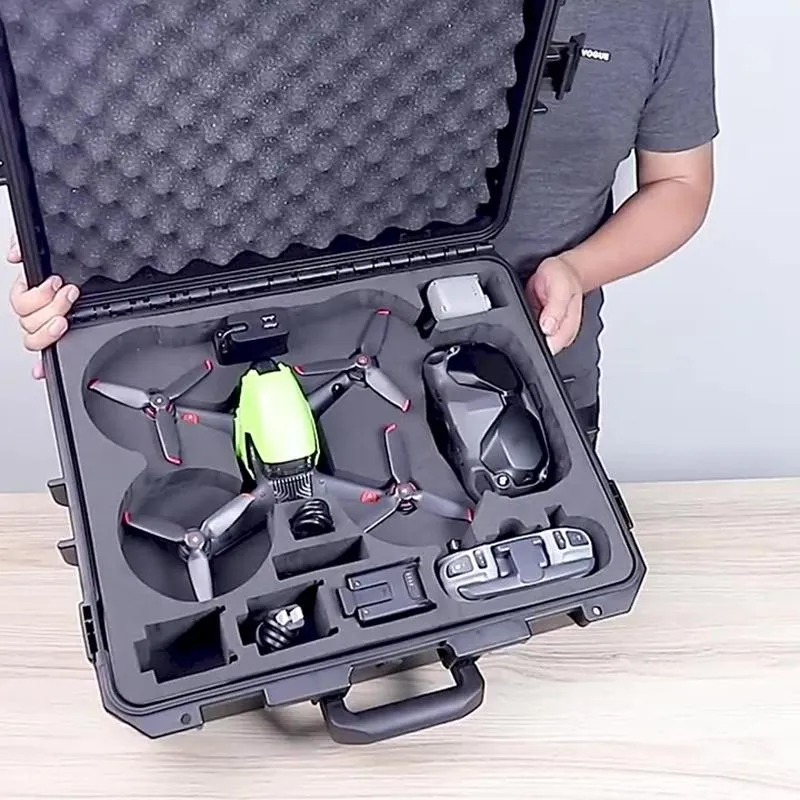 Dji Fpv Waterproof Explosion Proof Suitcase Portable Storage Box Case Travel Carrying Bag no Disassembly Propeller