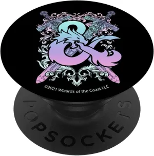 Dungeons & Dragons Pastel Gradient Ampersand Logo PopSockets Standard PopGrip