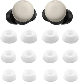 Eartips Compatible with Pixel Buds Pro Earbuds, 6 Pairs S/M/L Sizes Soft Silicone Replacement Ear Tips Eartips Earbuds Tips Compatible with Pixel Buds Pro 6 Pairs White