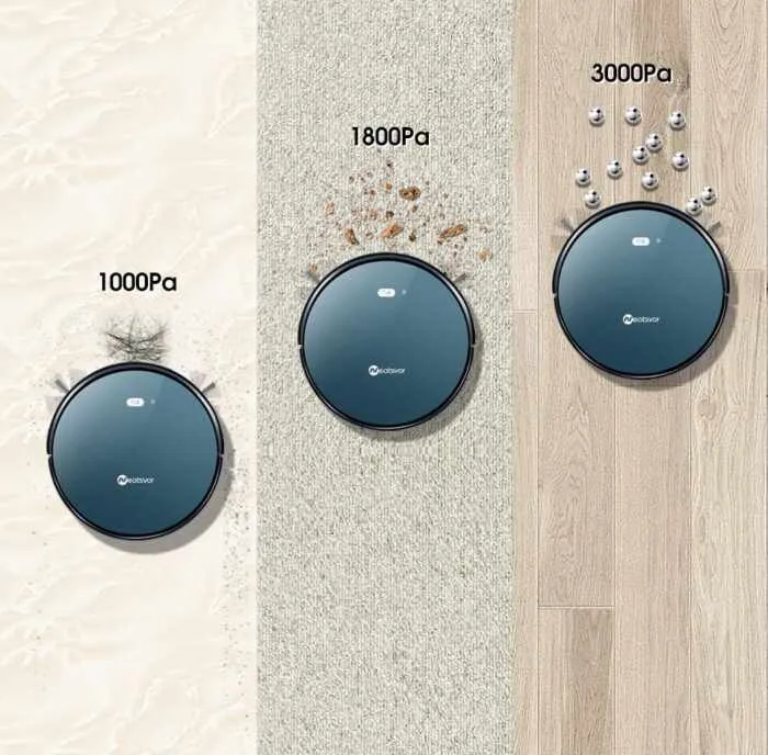 EasClean  Robot Vacuum Cleaner 3000PA Powerful  Dry and Wet / Automatic Charging