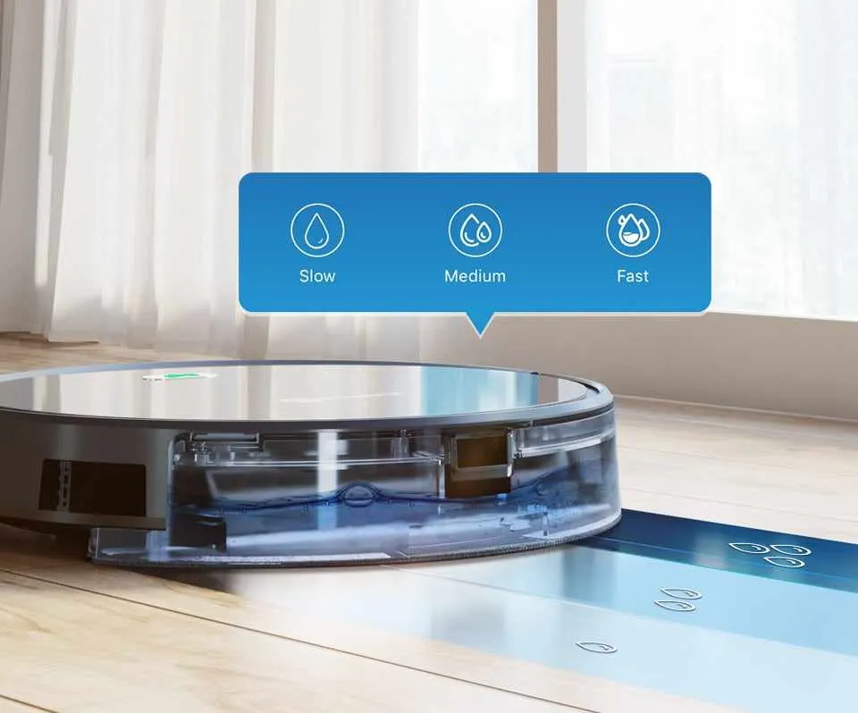 EasClean  Robot Vacuum Cleaner 3000PA Powerful  Dry and Wet / Automatic Charging
