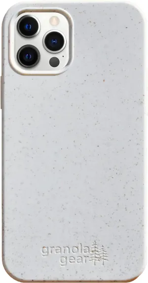 Eco by GranolaGear - Eco-Friendly Phone Case for iPhone 12 or 12 Pro - Biodegradable, Compostable, Plastic-Free, Made from Plants - Alpine Snow