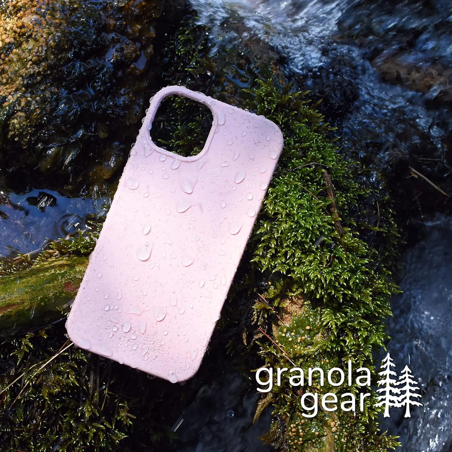Eco by GranolaGear - Eco-Friendly Phone Case for iPhone 12 or 12 Pro - Biodegradable, Compostable, Plastic-Free, Made from Plants - Pink Sands