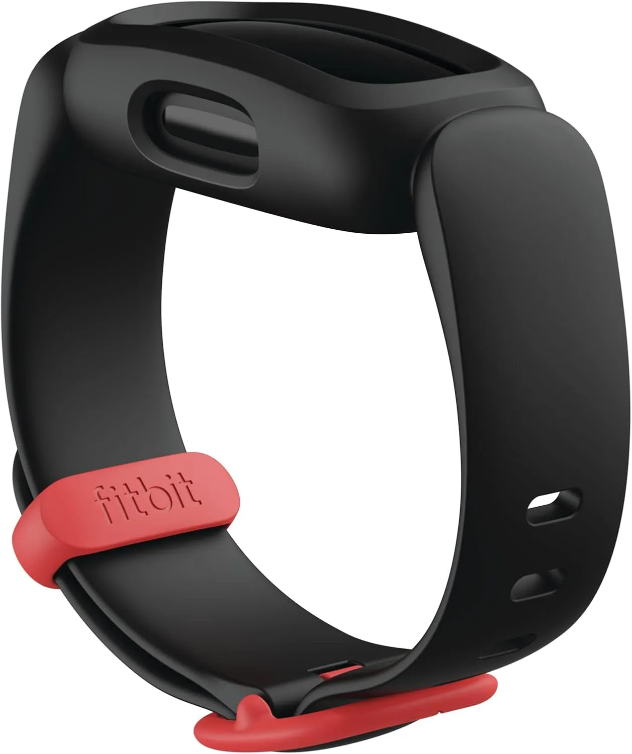 Fitbit Ace 3 Activity-Tracker for Kids 6  One Size, Black/Racer Red