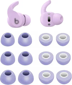 Foam Eartips Compatible with Beats Fit Pro Earbuds & Studio Buds, S/M/L Sizes 6 Pairs Soft Memory Foam Replacement Tips Earbuds Eartips Compatible with Beats Studio Buds & Fit Pro, Purple 12