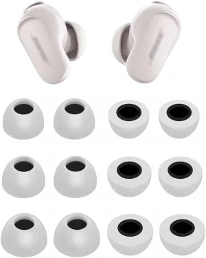 Foam Eartips Compatible with Bose QuietComfort Earbuds II, 6 Pairs S/M/L Sizes Soft Memory Foam Ear Tips